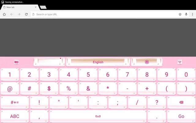 GO Keyboard Pinky android App screenshot 3