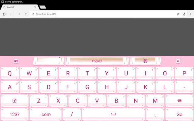 GO Keyboard Pinky android App screenshot 4